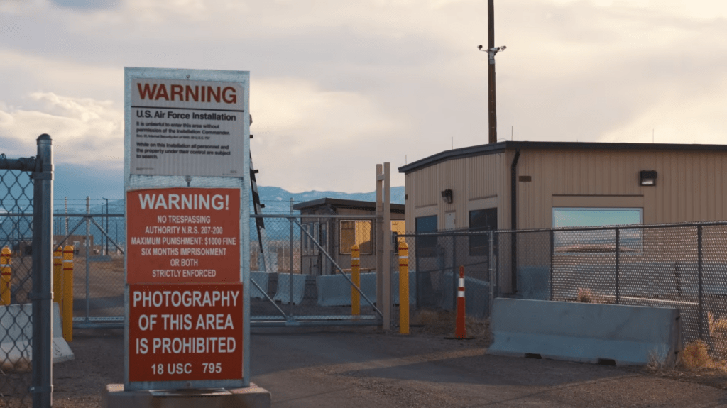 area 51 signs - The Van Journey